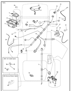 Part Location Diagram of 708358 Murray Harness, Ignition